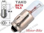 ЛАМПА 12V/1.2W BA7S TAKO ЗА ТАБЛО / СИМСОН / ЕТЗ